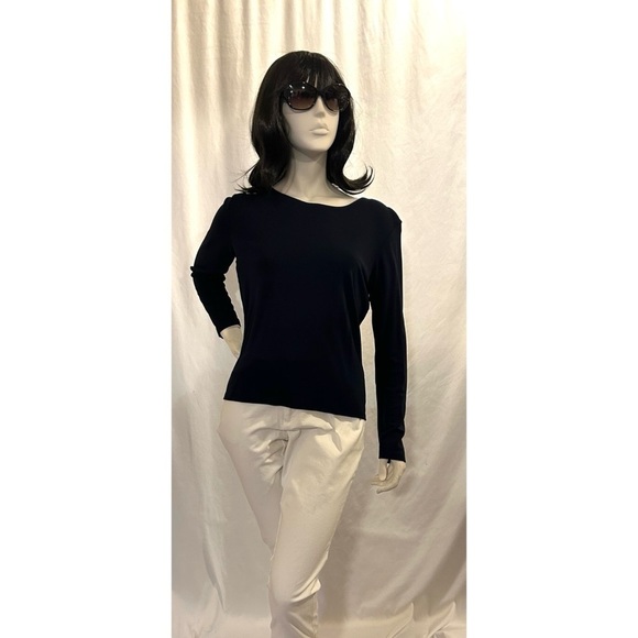 Apostrophe Black Long-Sleeve Top - Picture 3 of 3